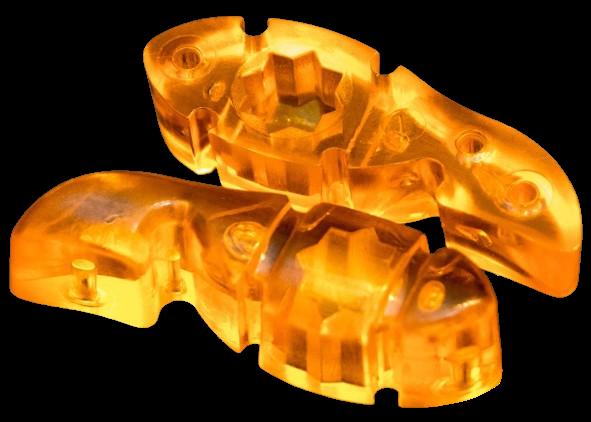 Tuner Fish TFOR8 Lug Locks 8 Pack in Orange