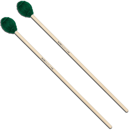 Balter B12B Ensemble Series, Green Yarn, Medium Hard, Birch Mallets (Pair)
