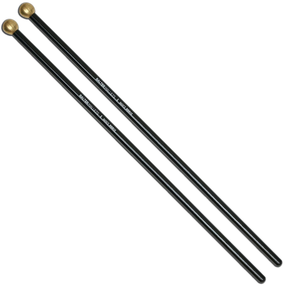 Balter BBB12 Basics, Round Brass, Hard Mallets (Pair)