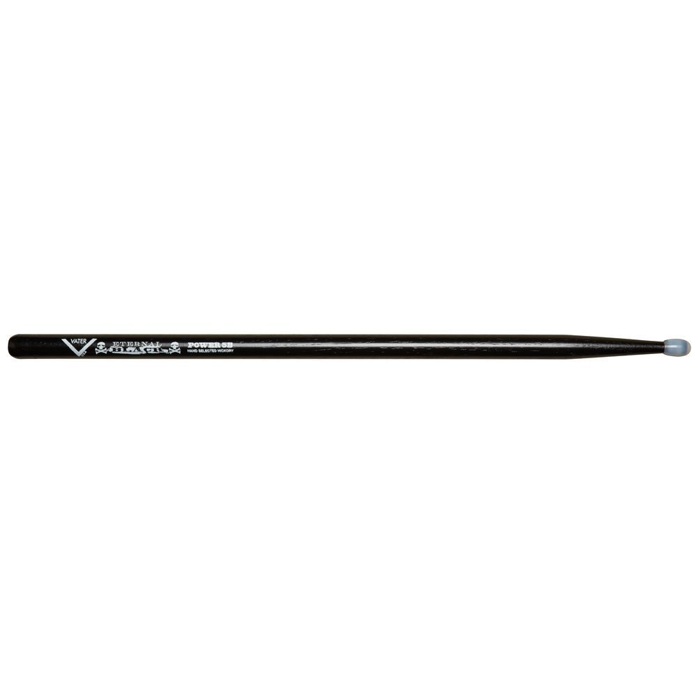 Vater VHEBP5BN Eternal Black Power 5B Nylon Tip Drum Sticks (Pair)