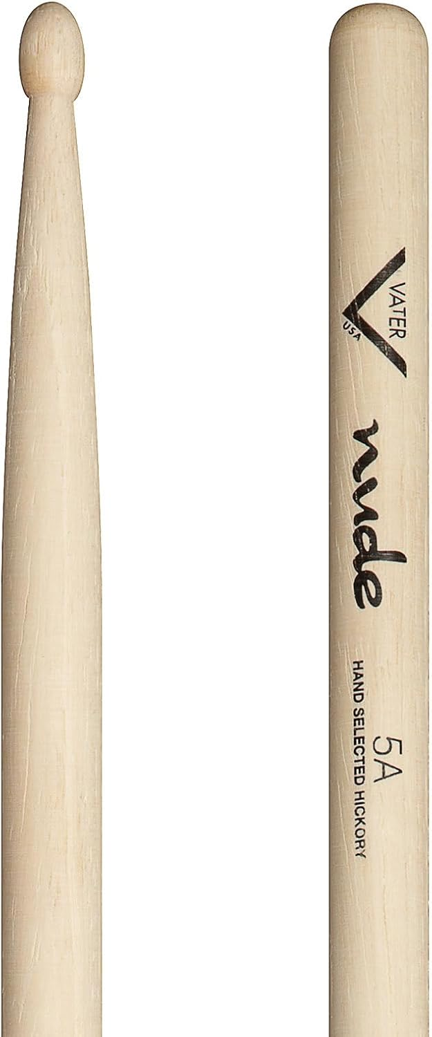 Vater VHN5AW Nude Series 5A Wood Tip Drum Sticks (Pair)