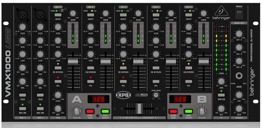 Behringer VMX1000USB Pro DJ Mixer