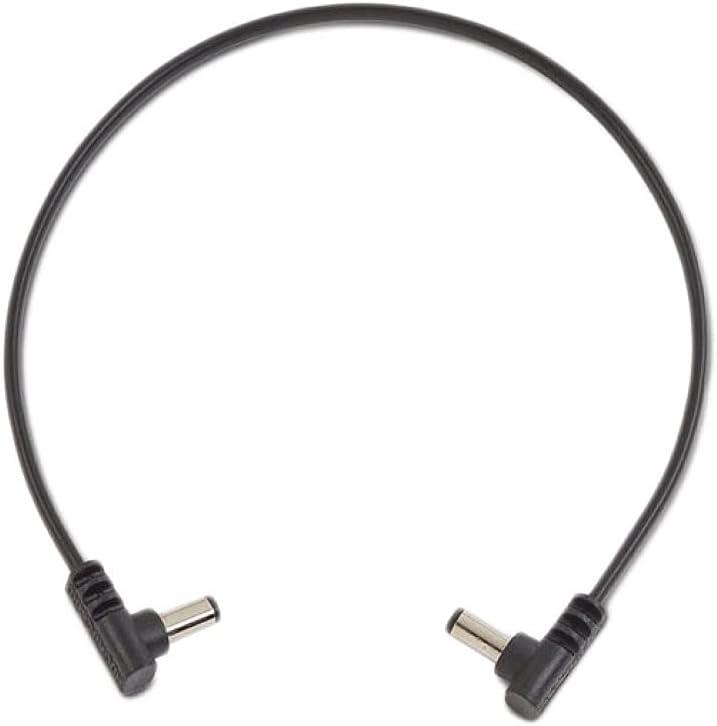 RockBoard 30cm Angled to Angled Power Supply Cable in Black