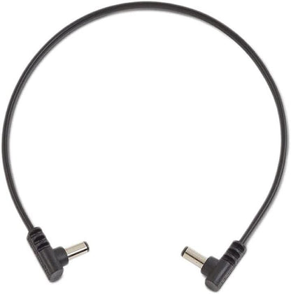 RockBoard 30cm Angled to Angled Power Supply Cable in Black