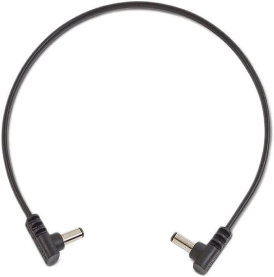 RockBoard 30cm Angled to Angled Power Supply Cable in Black
