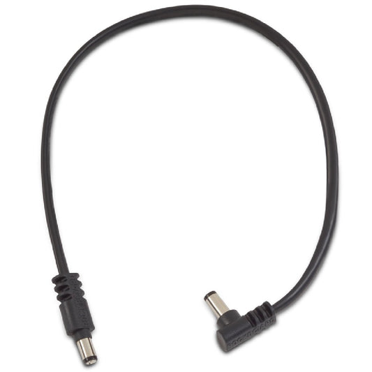 RockBoard 30cm Angled to Straight Power Supply Cable in Black