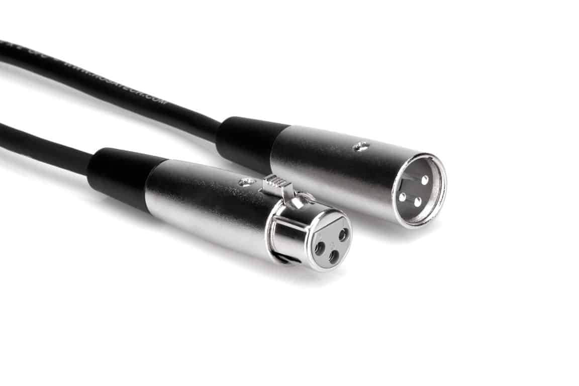 HOSA XLR115 Balanced Interconnect Cable XLR3F to XLR3M 15Ft