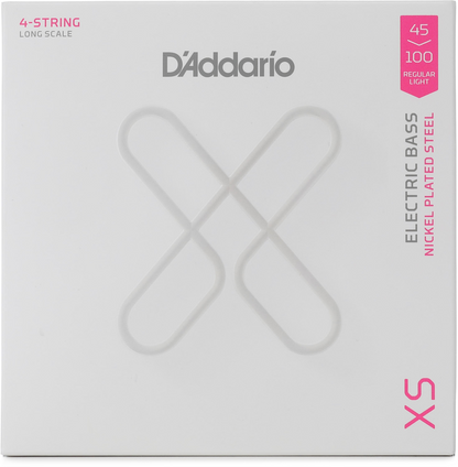 D'Addario Regular Light, Long Scale Coated Bass Strings 45-100 Gauge