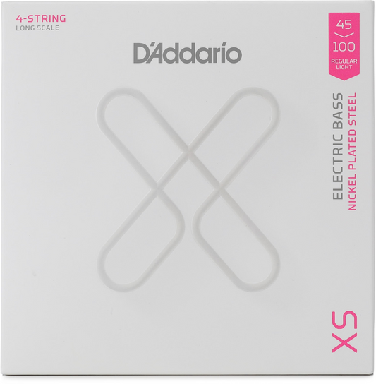 D'Addario Regular Light, Long Scale Coated Bass Strings 45-100 Gauge