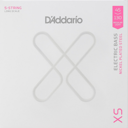 D'Addario Regular Light, Long Scale Coated Bass Strings 5-String 45-130 Gauge