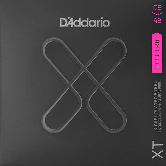 D'Addario XT Nickel Wound Super Light Coated Electric Guitar Strings 9-42 Gauge