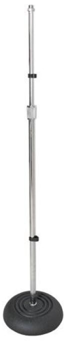 XTREME MA367 Round Cast Base Microphone Stand in Chrome