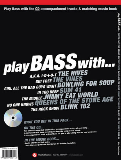 Play Bass With Queens Of Stone Age/The Vines & More Bk/Cd