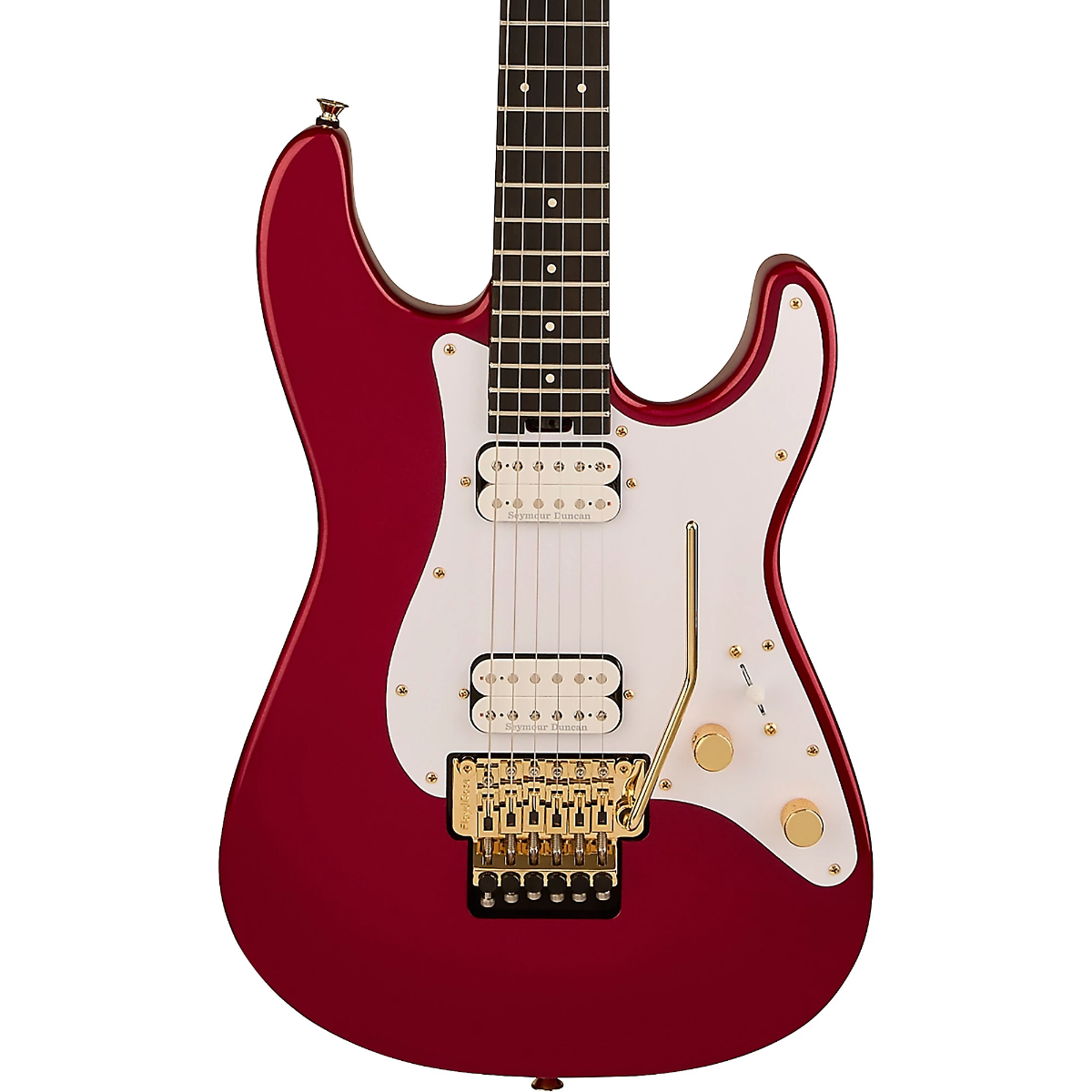 Charvel Pro-Mod Plus So-Cal SC1 Style 1 HH FR EB Electric Guitar in Candy Apple Red