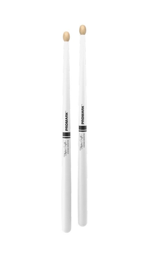 Promark Stephen Creighton Painted Maple Drum Stick in White