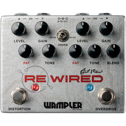 Wampler ReWired Brent Mason Signature Overdrive and Distortion Pedal