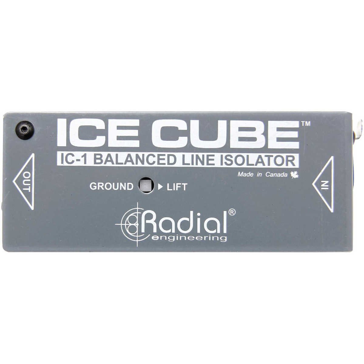 Radial IC-1 Single Channel Passive XLR Line Isolator
