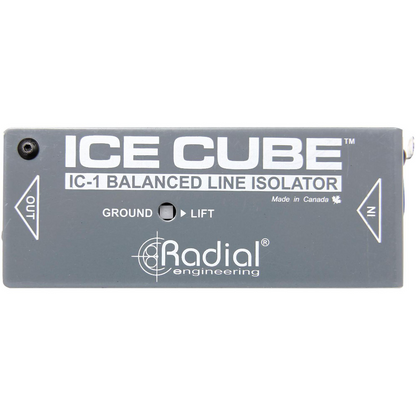 Radial IC-1 Single Channel Passive XLR Line Isolator