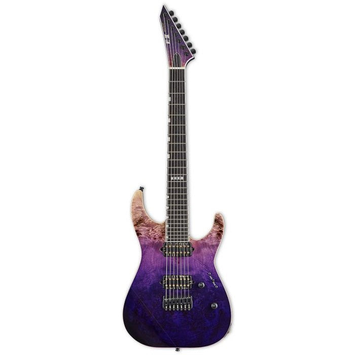 ESP E II M II 7 string in Purple Natural Fade