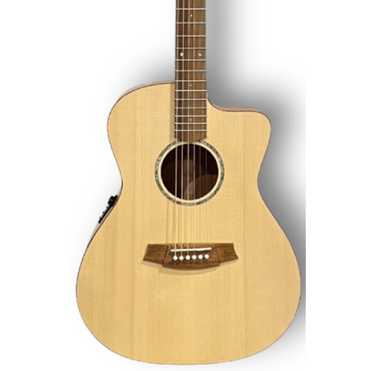 Cole Clark Studio GA SAN1EC-SMAH Acoustic Electric Guitar in Natural