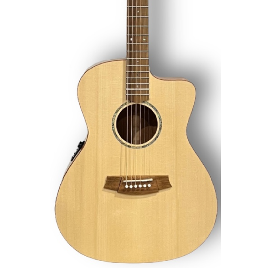 Cole Clark Studio GA SAN1EC-SMAH Acoustic Electric Guitar in Natural