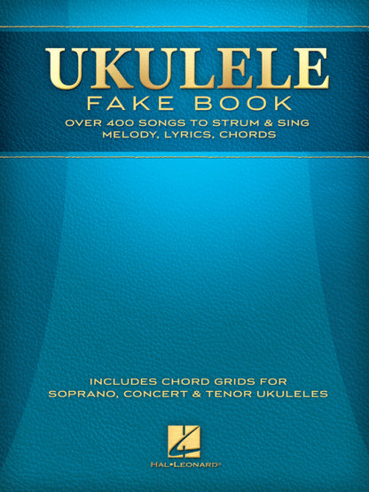 Ukulele Fake Book Full Size Edition 9X12 Spiral