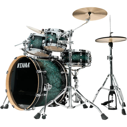 Tama Starclassic Performer 4 piece Shell Pack in Molten Steel Blue Burst