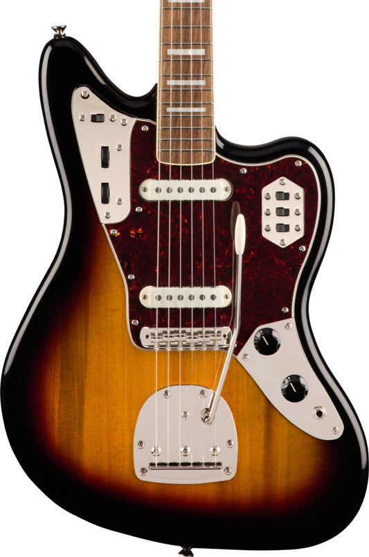 Squier Classic Vibe '70s Jaguar, Laurel Fingerboard in 3 Color Sunburst