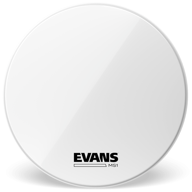 Evans MS1 White Marching 30" Bass Drum Head