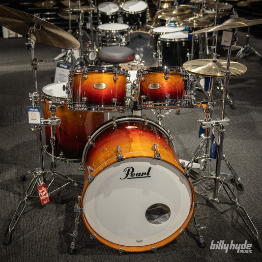 Pearl Reference One 22" 4-Piece Shell Pack with L-Arm Mounts  in Cherry Amber Fade