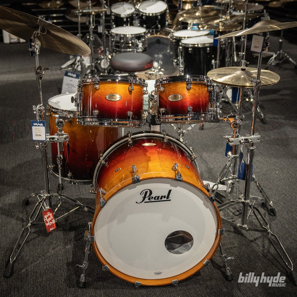 Pearl Reference One 22" 4-Piece Shell Pack with L-Arm Mounts  in Cherry Amber Fade