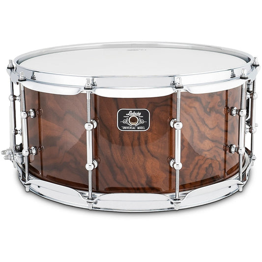 Ludwig LU6514WA Universal 6.5"X14" Walnut Snare Drum