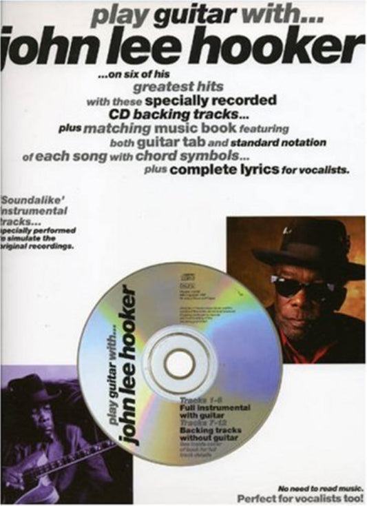 Play Guitar With John Lee Hooker Guitar Tab BK/CD
