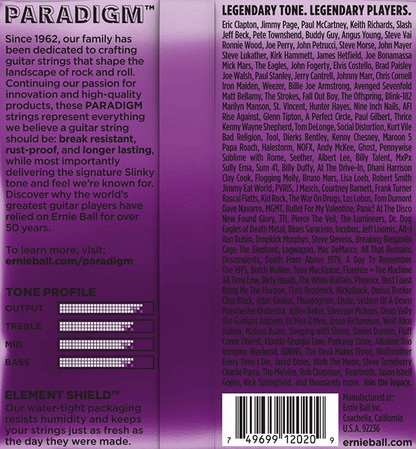 Ernie Ball Power Slinky Paradigm Electric Guitar Strings 11-48 Gauge