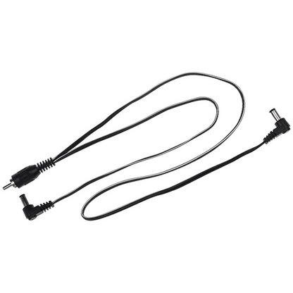 CIOKS 1035 Split Flex 5,5/2,1mm Center Negative DC Plug 30 & 50cm in Black