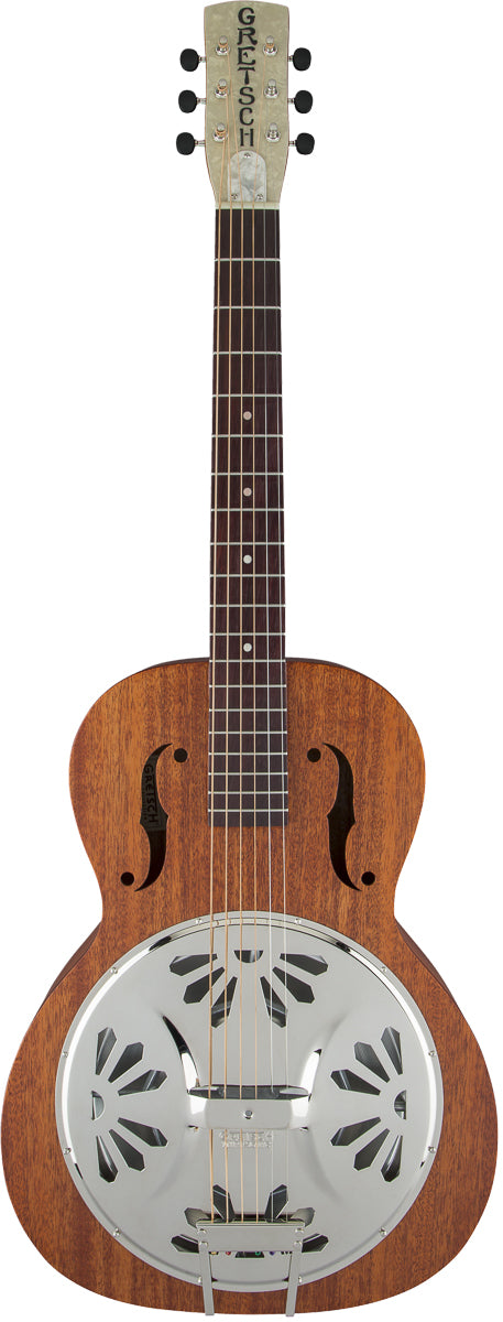Gretsch G9200 Boxcar Round Neck Resonator Guitar in Natural