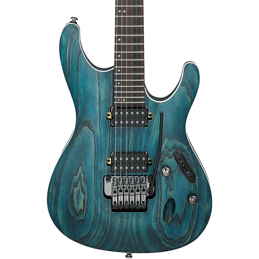 Ibanez S520AH Electric Guitar in Cosmic Blue Flat