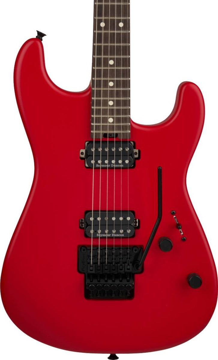 Charvel Pro-Mod San Dimas Style 1 HH FR RW, Rosewood Fingerboard in Satin Ferrari Red