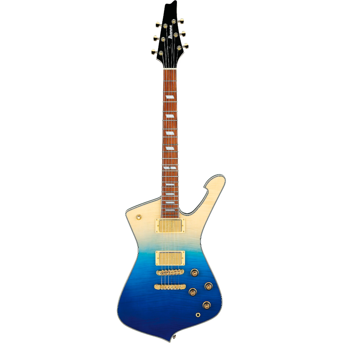 Ibanez IC420FM Electric Guitar in Transparent Blue Gradation