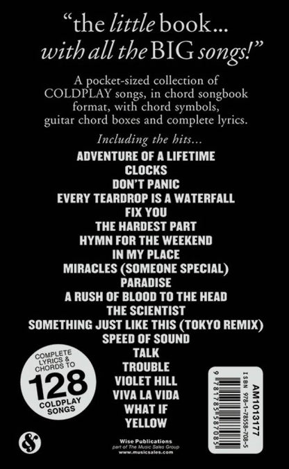 The Little Black Songbook Of Coldplay Updated
