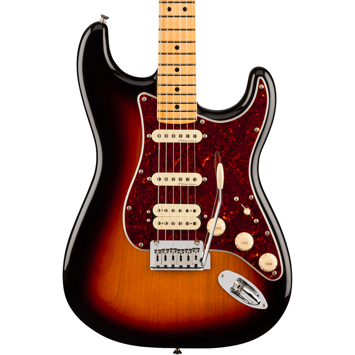 Fender Player II Modified Stratocaster HSS Electric Guitar, Maple Fingerboard in 3 Color Sunburst