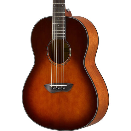Yamaha CSF1M Travel Acoustic Guitar in Tobacco Brown Sunburst