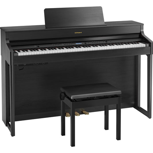 Roland HP702 Digital Piano in Charcoal Black