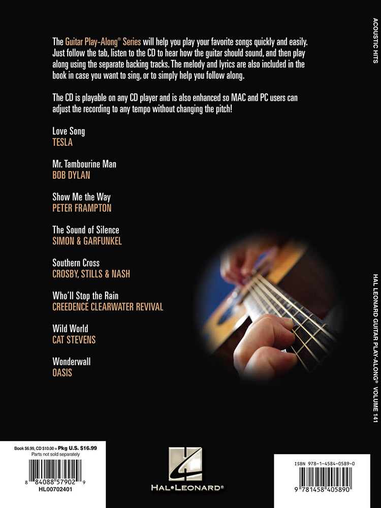 Acoustic Hits Guitar Playalong Volume 141 BK/CD