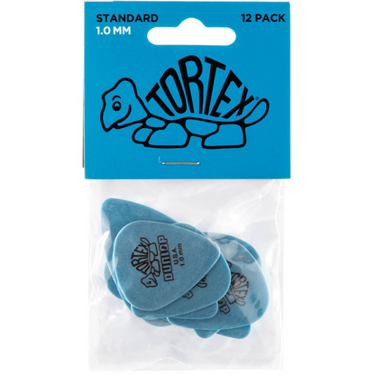 Jim Dunlop Tortex Standard Guitar Pick 1.0mm Player Pack 12 Pack