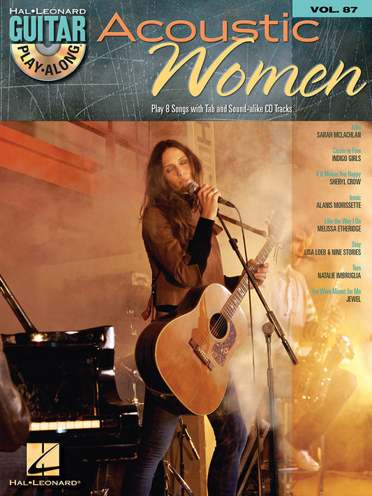 Acoustic Women Guitar Playalong Volume 87 BK/CD