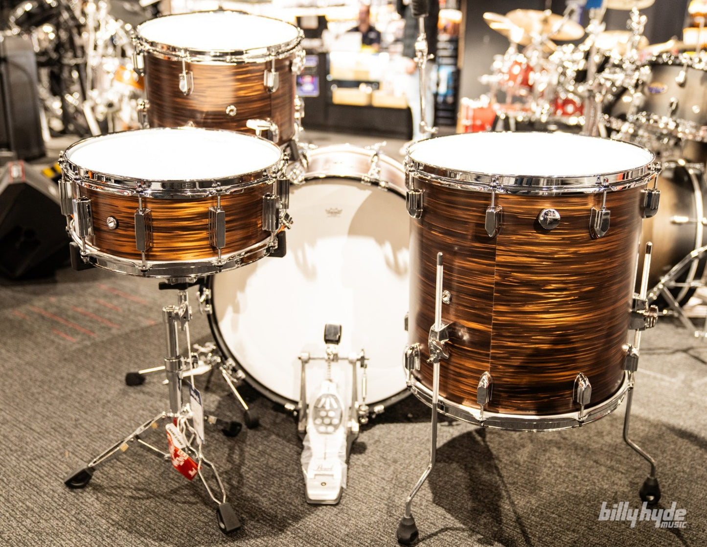 Pearl President Series Phenolic 75th Anniversary 4-Piece Shell Pack in Matte Bronze Oyster