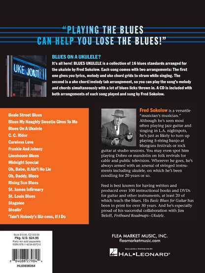 Blues Ukulele A Jumpin Jims Ukulele Songbook Bk/Cd