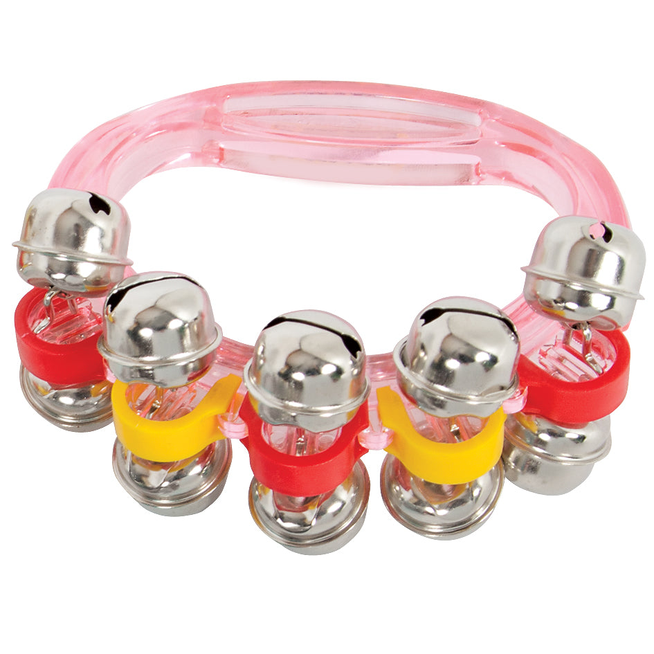 CPK 10 Sleigh Bells On Transparent Pink Handle