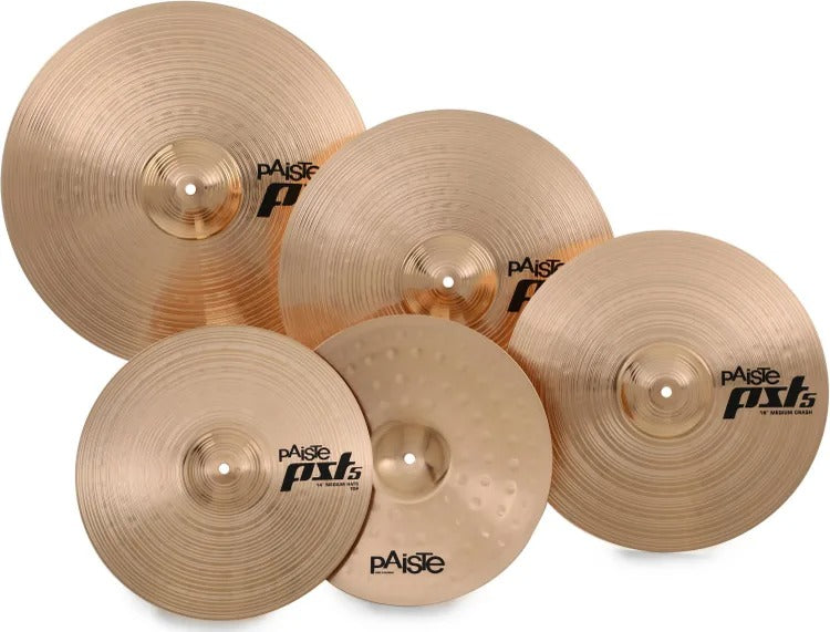 Paiste PST 5 Universal Cymbal Pack 14"/16"/20"